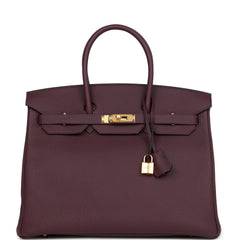 Rouge H Birkin 35cm in Togo Leather with Gold Hardware, 2012, Holiday  Handbags & Accessories, 2020