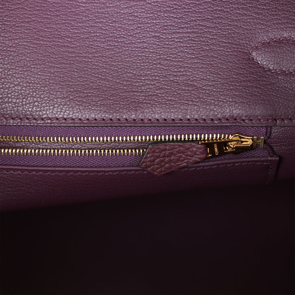 Hermes Gris Pale Togo Birkin 35cm Gold hardware – Madison Avenue Couture