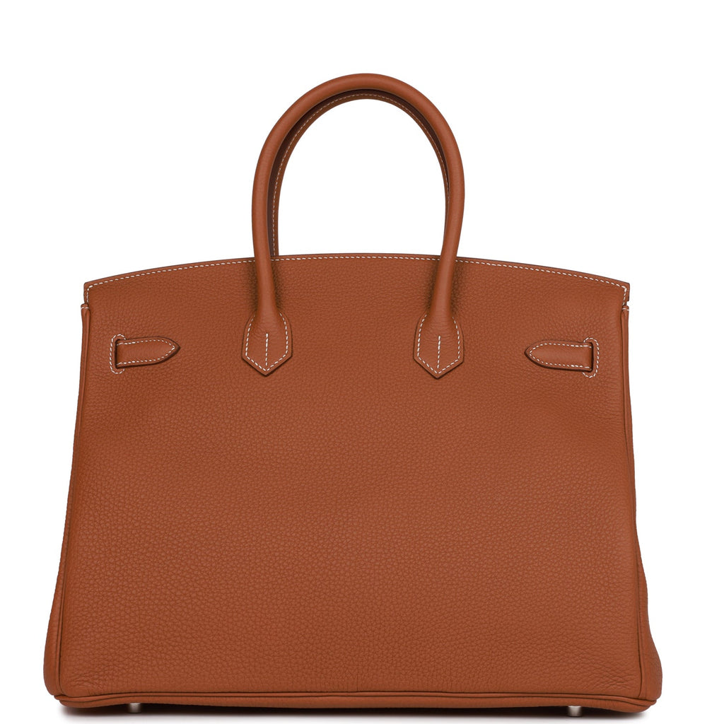 Hermes Birkin 35 Bag Vert Amande Palladium Hardware Togo Leather –  Mightychic