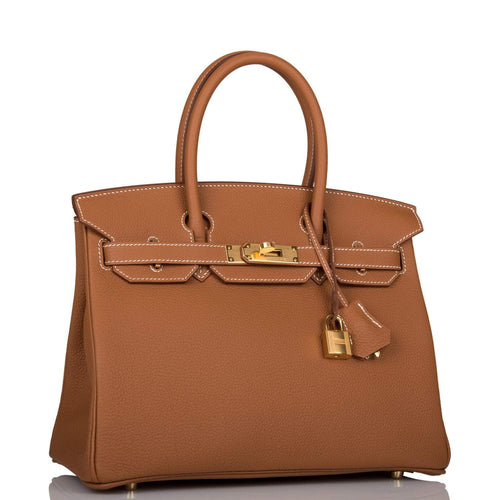 Hermes Birkin 30 Gold Togo Gold Hardware