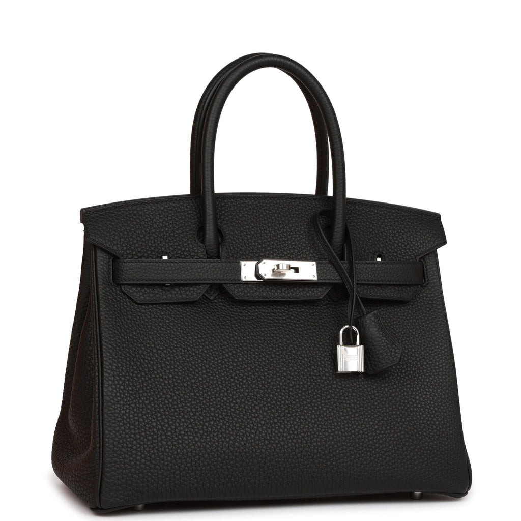 Hermes Birkin 30 Black Togo Palladium Hardware – Madison Avenue Couture