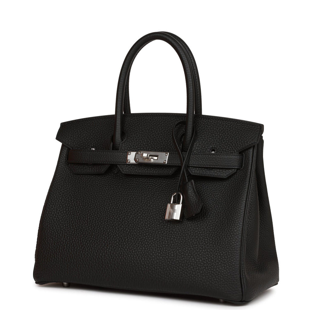 Hermes Birkin 30 Black Togo Palladium Hardware – Madison Avenue Couture