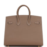 Hermes Gris Meyer Gray Epsom Gold Hardware Sellier Birkin 25 Handbag –  MAISON de LUXE