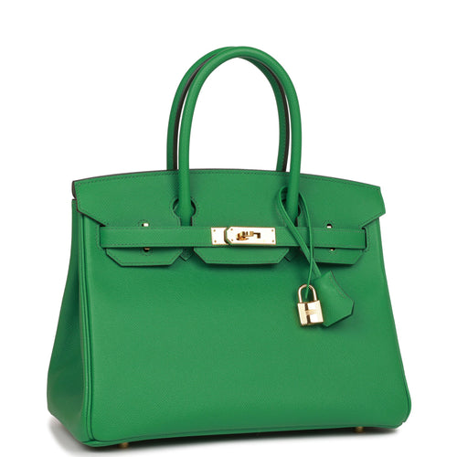 s Zucchino-pattern tote bag, Second Hand Hermès Birkin 30 cm Bags