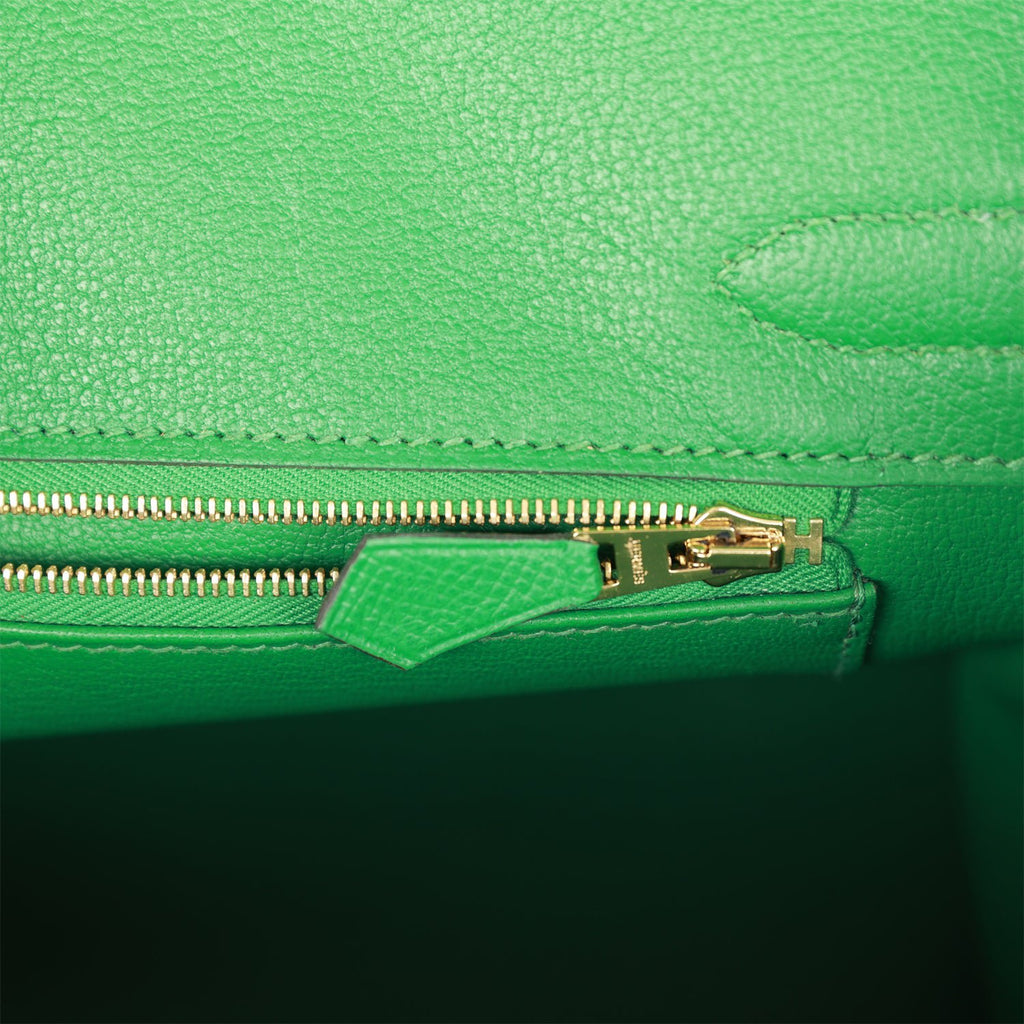 Hermes Birkin 30 Cactus Emerald Green Epsom Gold Bag Y Stamp, 2020