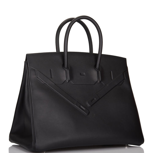 Hermes Black Swift Shadow Birkin 35cm