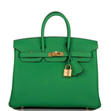 Hermes Birkin 25cm Bambou Togo Gold Hardware