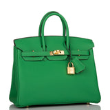 Hermes Birkin 25cm Bambou Togo Gold Hardware