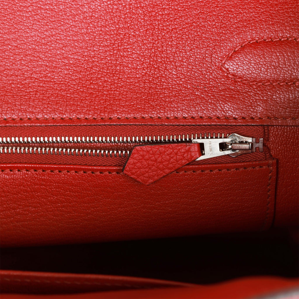 Hermes Birkin Handbag Cuivre Novillo with Palladium Hardware 30 For Sale at  1stDibs