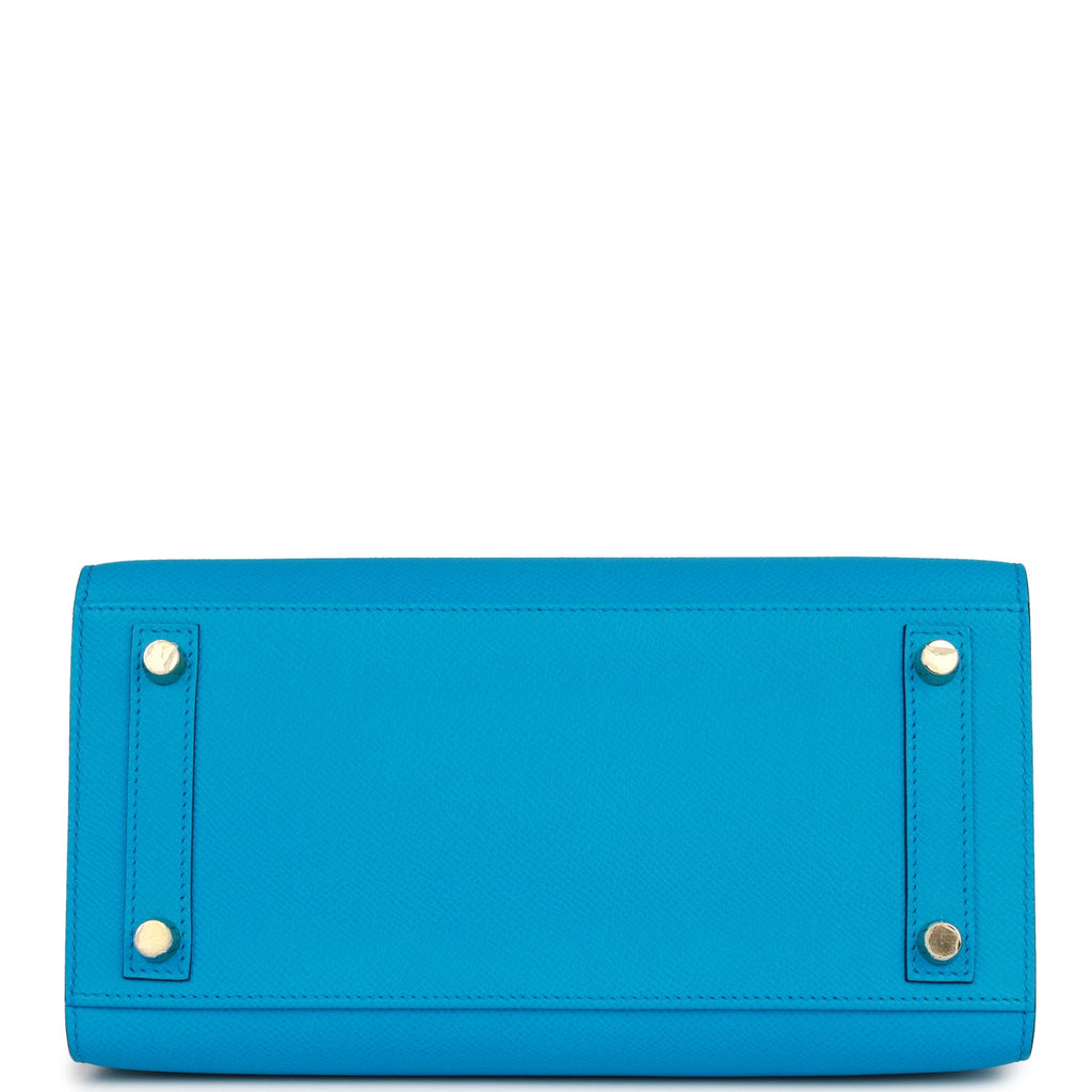 Blue Frida Epsom Kelly Belt Gold Hardware, 2017, Handbags & Accessories, 2021