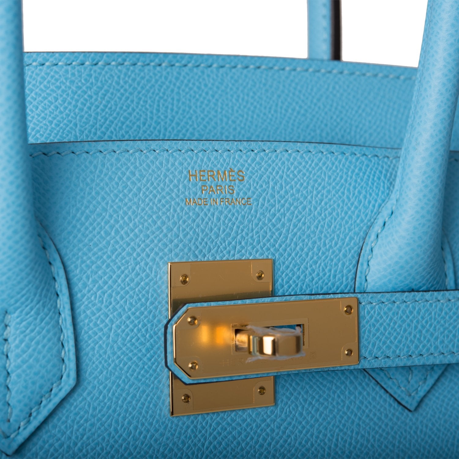 Hermes Birkin 30 Celeste Epsom Gold Hardware – Madison Avenue Couture