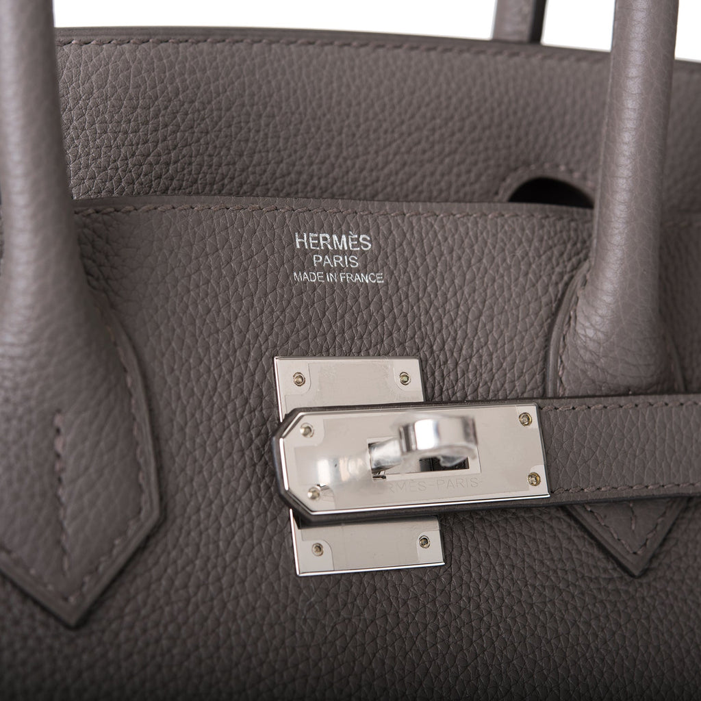 Hermès, Graphite Togo Birkin with Palladium Hardware