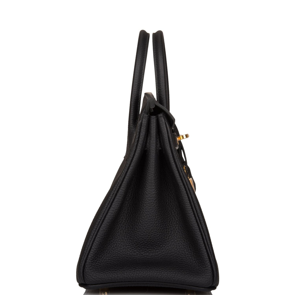 Hermes Birkin 25 Black Togo Gold Hardware – Madison Avenue Couture