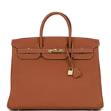 Hermes Birkin 40 Gold Togo Gold Hardware