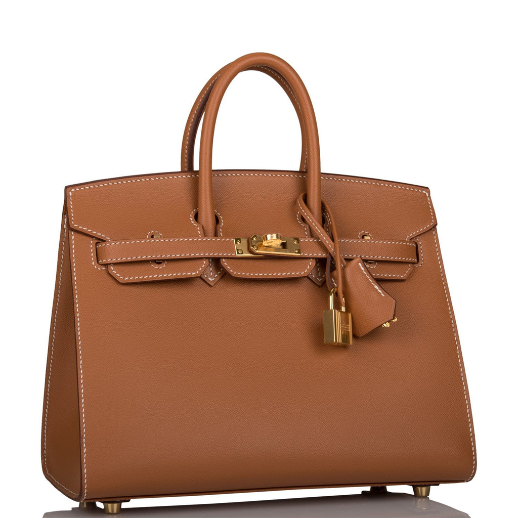 Hermes Birkin 25 Epsom Sellier Madame Gold With Gold Hardware - Fashion  Handbag Collections