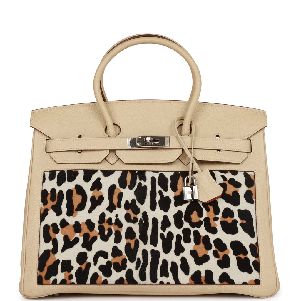Hermes leopard bag Clearance