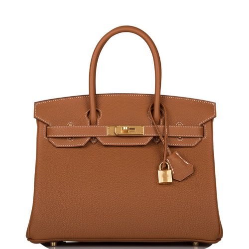 Hermes Birkin 30 Gold Togo Gold Hardware