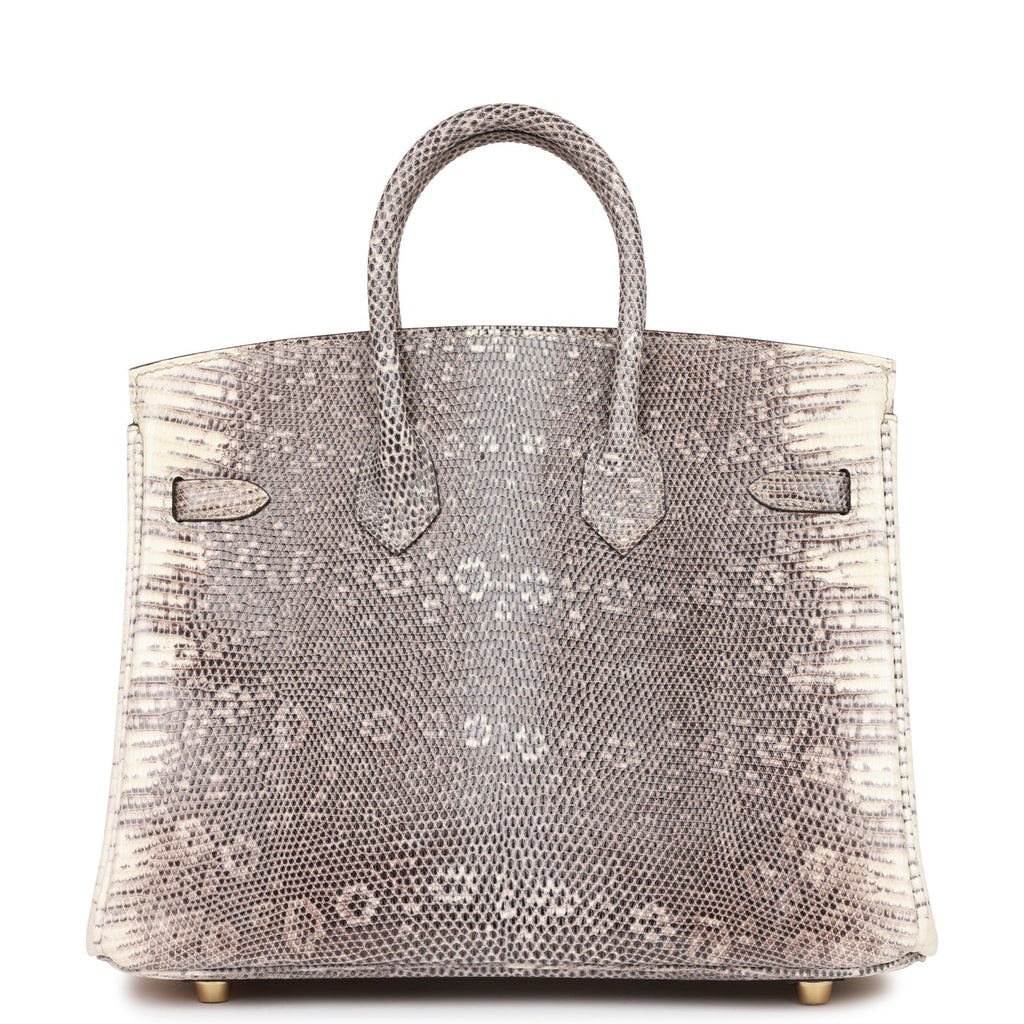 Hermes Birkin 25 Lizard Natura: Lizard Skin Handbag