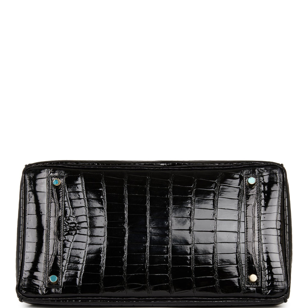 Hermès Black Shiny Porosus Crocodile Birkin 35 Gold Hardware, 2013  Available For Immediate Sale At Sotheby's