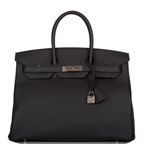 Hermes Birkin 35 Black Togo Palladium Hardware
