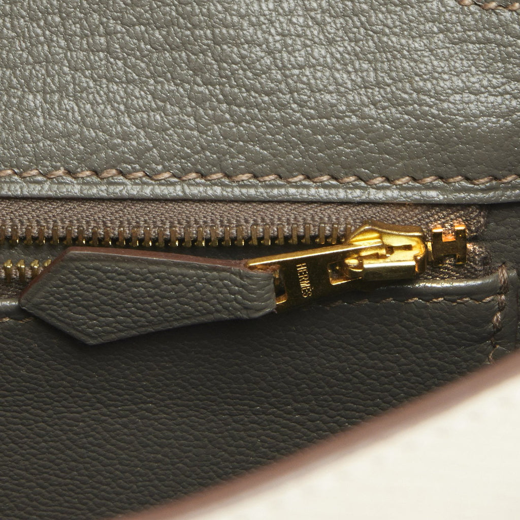 Hermes Birkin Sellier 25 Etain Epsom Gold Hardware – Madison Avenue Couture