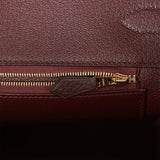 Hermes Birkin 35 Rouge Sellier Clemence Gold Hardware