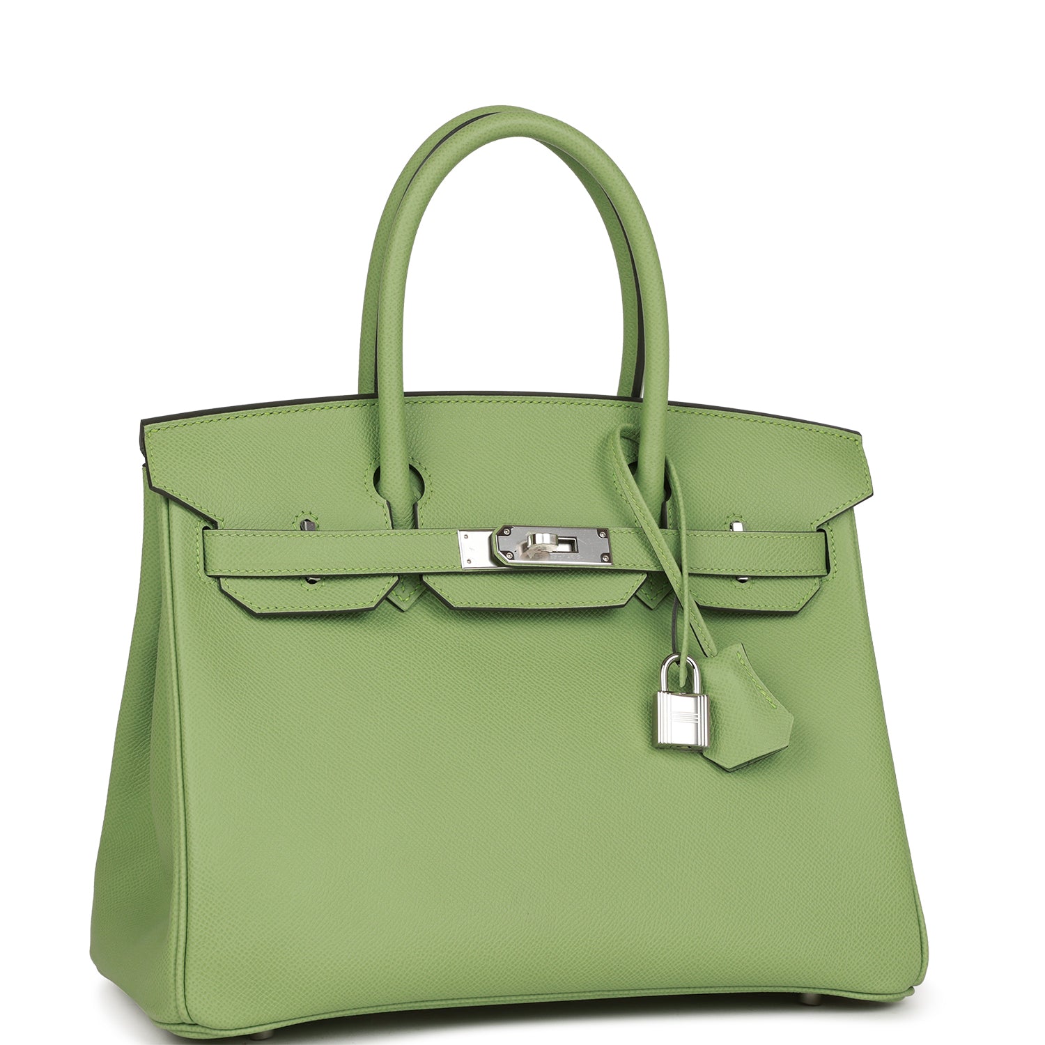 Hermes Birkin 30 Vert Criquet Epsom Palladium Hardware – Madison Avenue ...