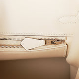 Hermès Birkin 30 Glycine Grizzly and Nata Swift Palladium Hardware Bag For  Sale at 1stDibs
