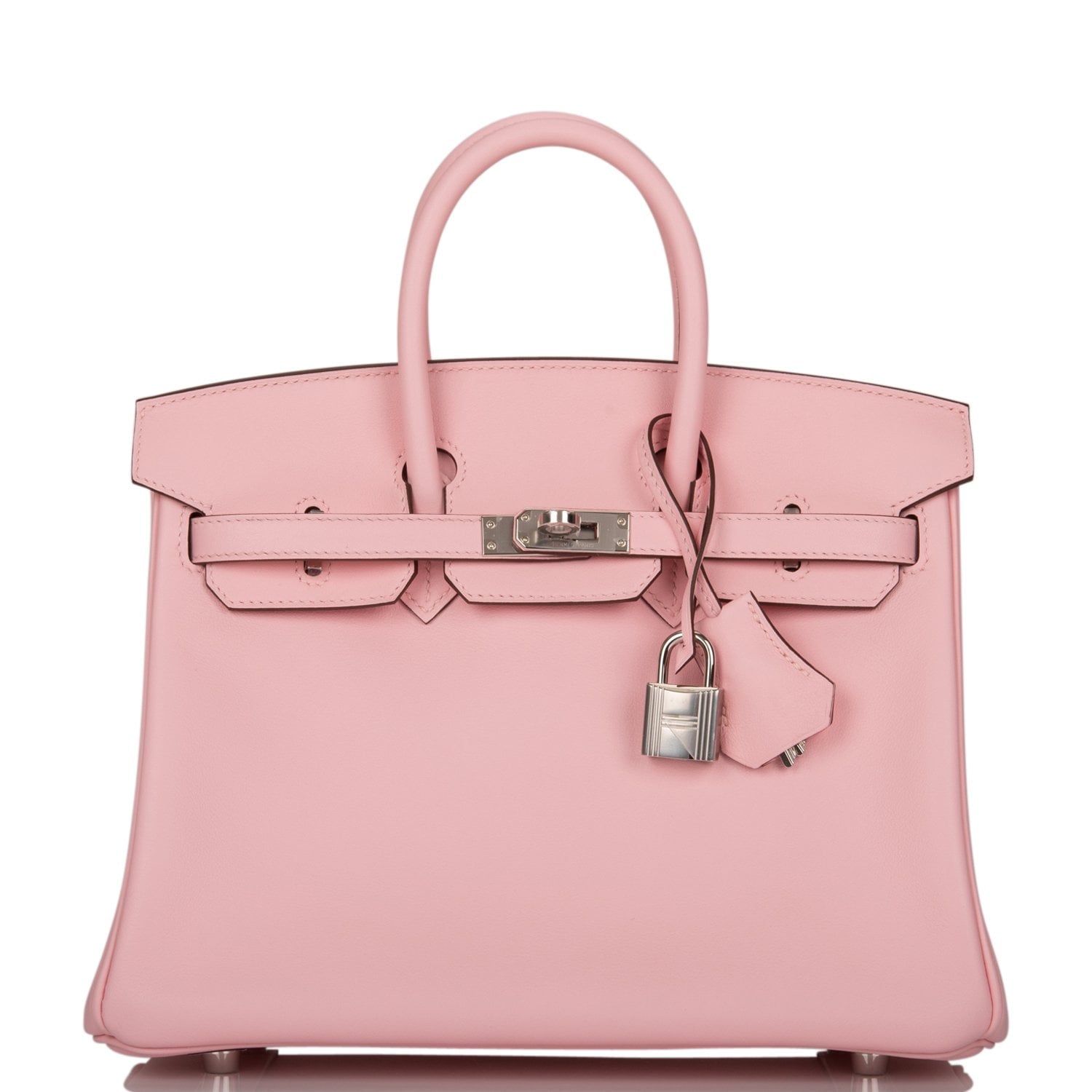 Hermes Birkin 25 Rose Sakura Swift Palladium Hardware – Madison Avenue ...