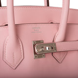 Hermès Birkin 25 Rose Azalee Swift Palladium Hardware PHW — The
