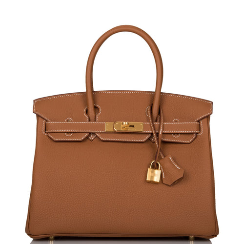 Hermes Birkin 30 Gold Togo Gold Hardware