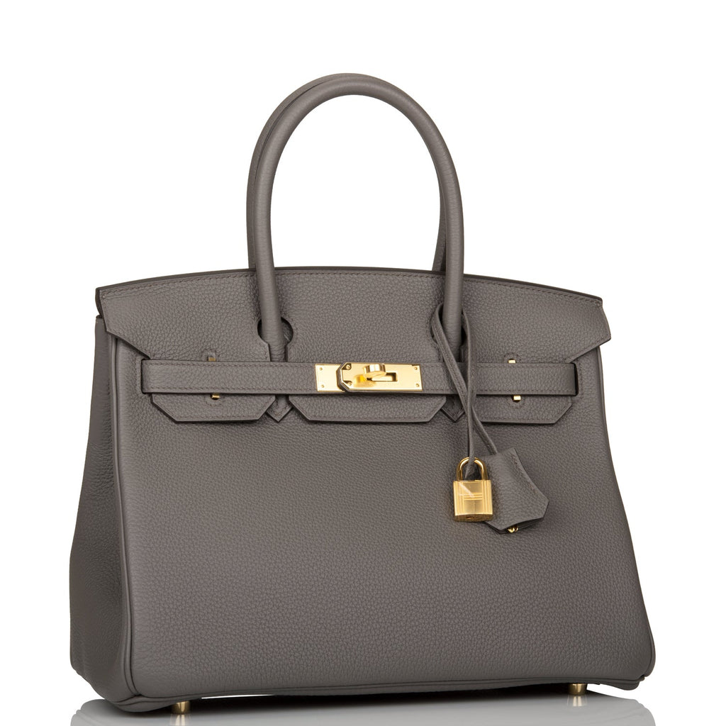 Hermes Birkin 30 Etain Togo Gold Hardware – Madison Avenue Couture