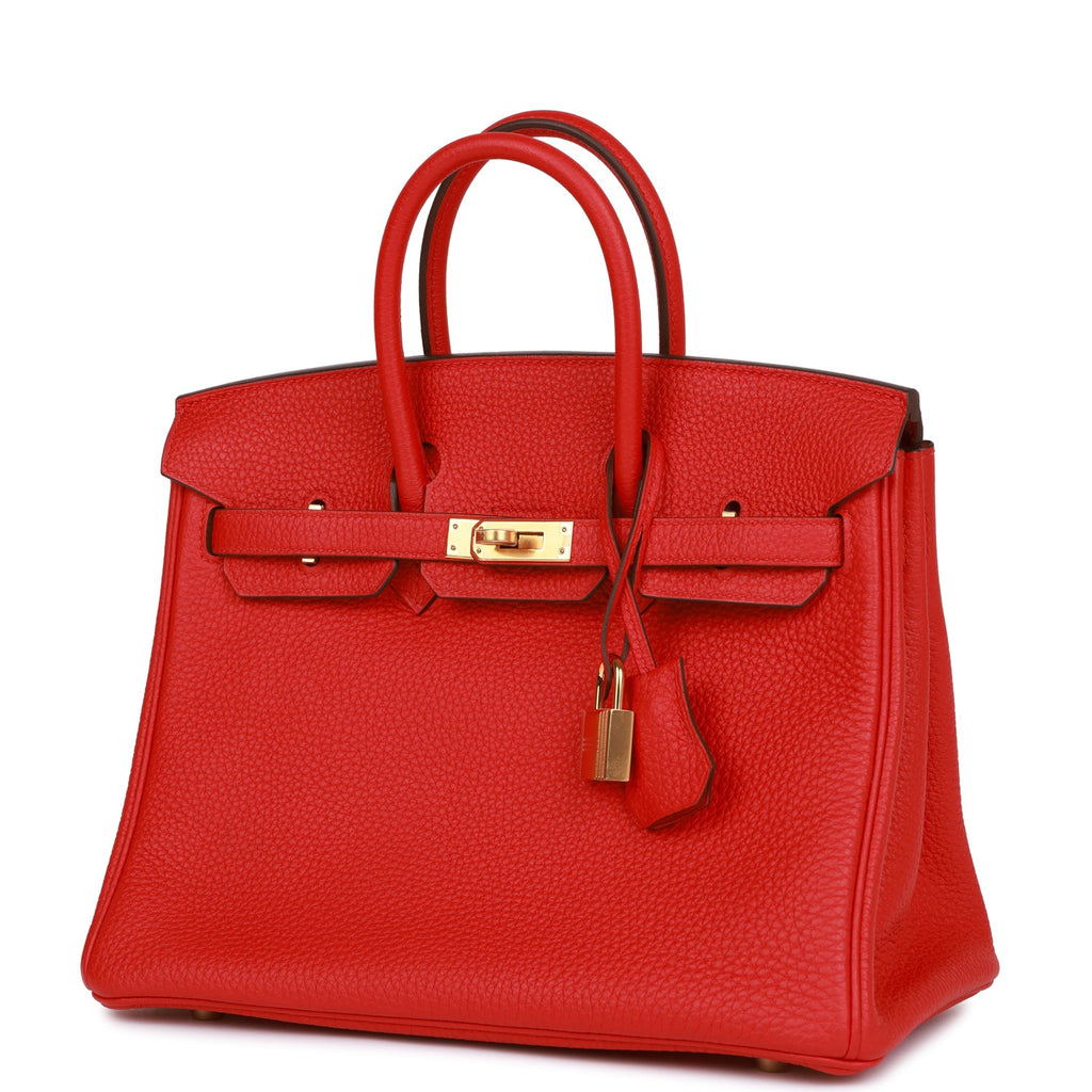 Hermes Birkin 25 Rouge de Coeur Togo Gold Hardware – Madison Avenue Couture