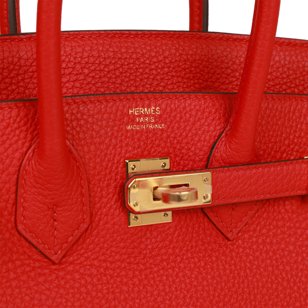 Hermes Birkin 25 Rouge de Coeur Togo Gold Hardware – Madison Avenue Couture