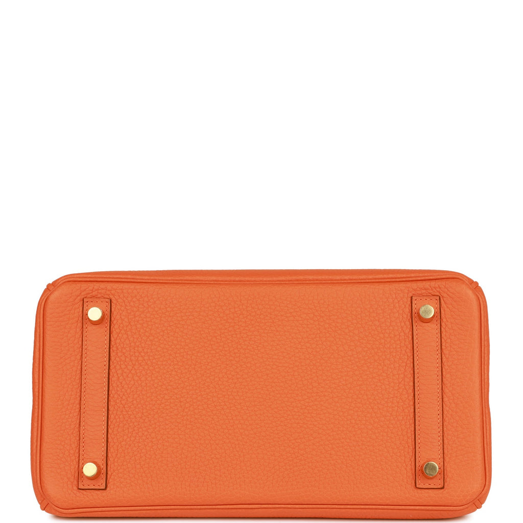 Hermès birkin bag Orange Leather ref.534147 - Joli Closet