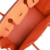 Hermes Orange Taurillon Clemence Leather Palladium Hardware Birkin 30 Bag –  STYLISHTOP