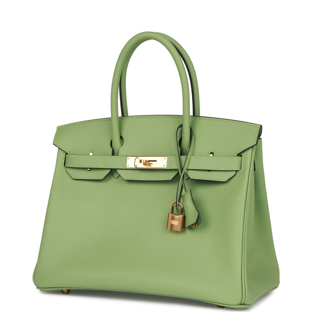 Hermès Birkin 30 Epsom Vert Criquet Gold Hardware - Handbag Spa & Shop