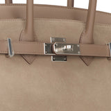 Hermès Birkin 25 Gris Caillou & Etoupe Grizzly and Swift