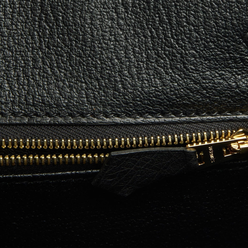 Hermès Birkin 25 Black Ostrich Rose Gold Hardware - 2021, Z – ZAK BAGS ©️
