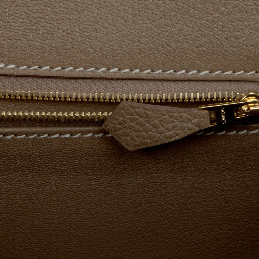 Hermès Etoupe Togo Birkin 35 Gold Hardware, 2023 Available For