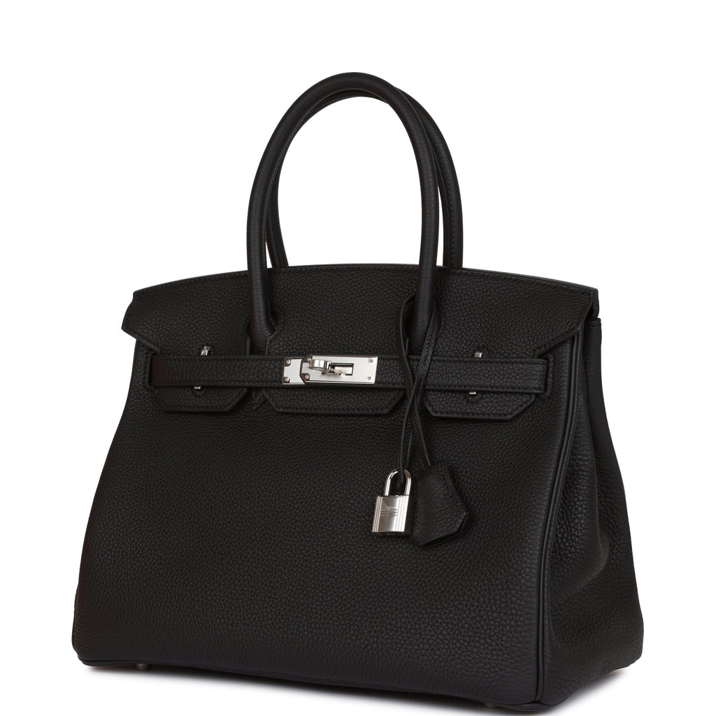 Hermes Birkin 30 Black Togo Palladium Hardware – Madison Avenue Couture