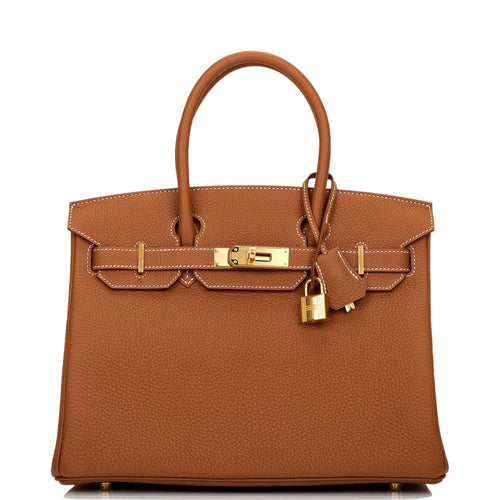 Hermes Birkin 30 Gold Togo Gold Hardware