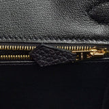 Hermes Birkin 30 Black Togo Gold Hardware