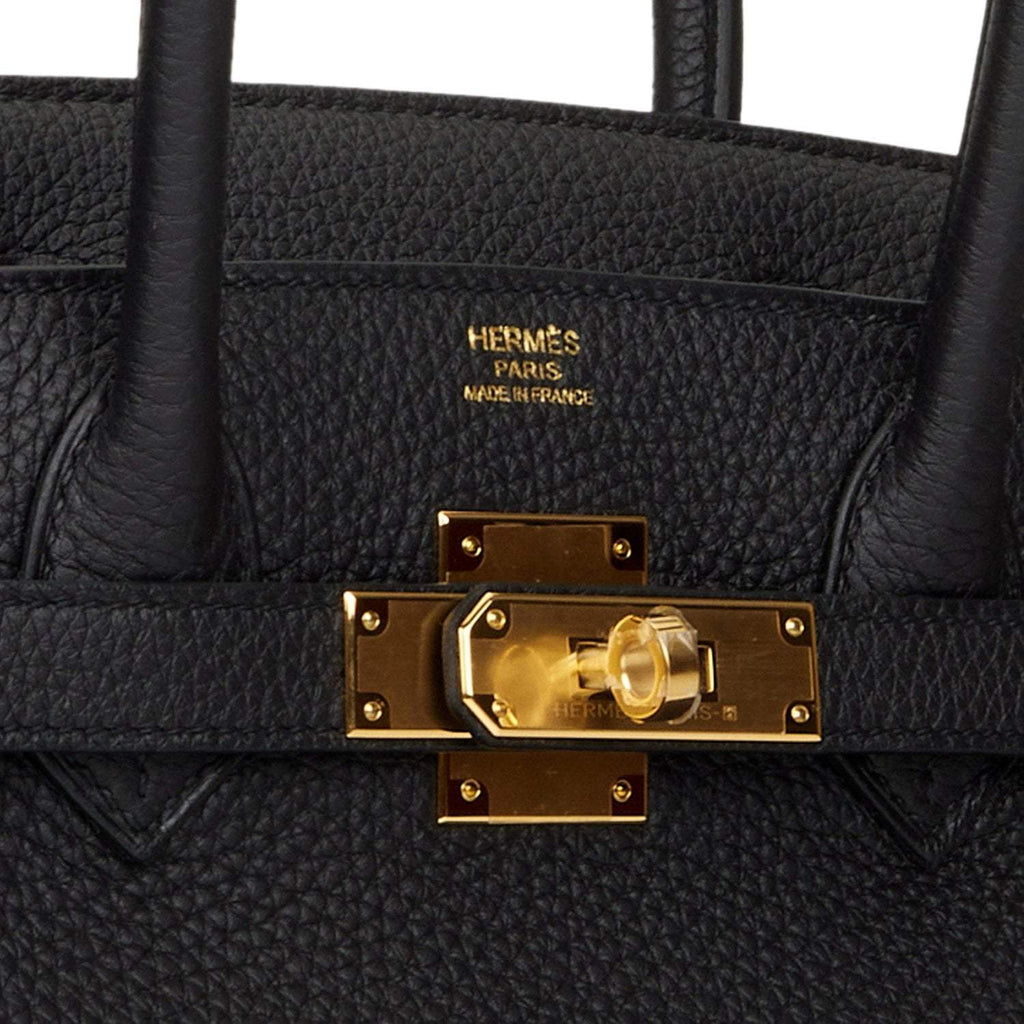Hermes Birkin 30 Bag Black Togo Leather with Gold Hardware – Mightychic