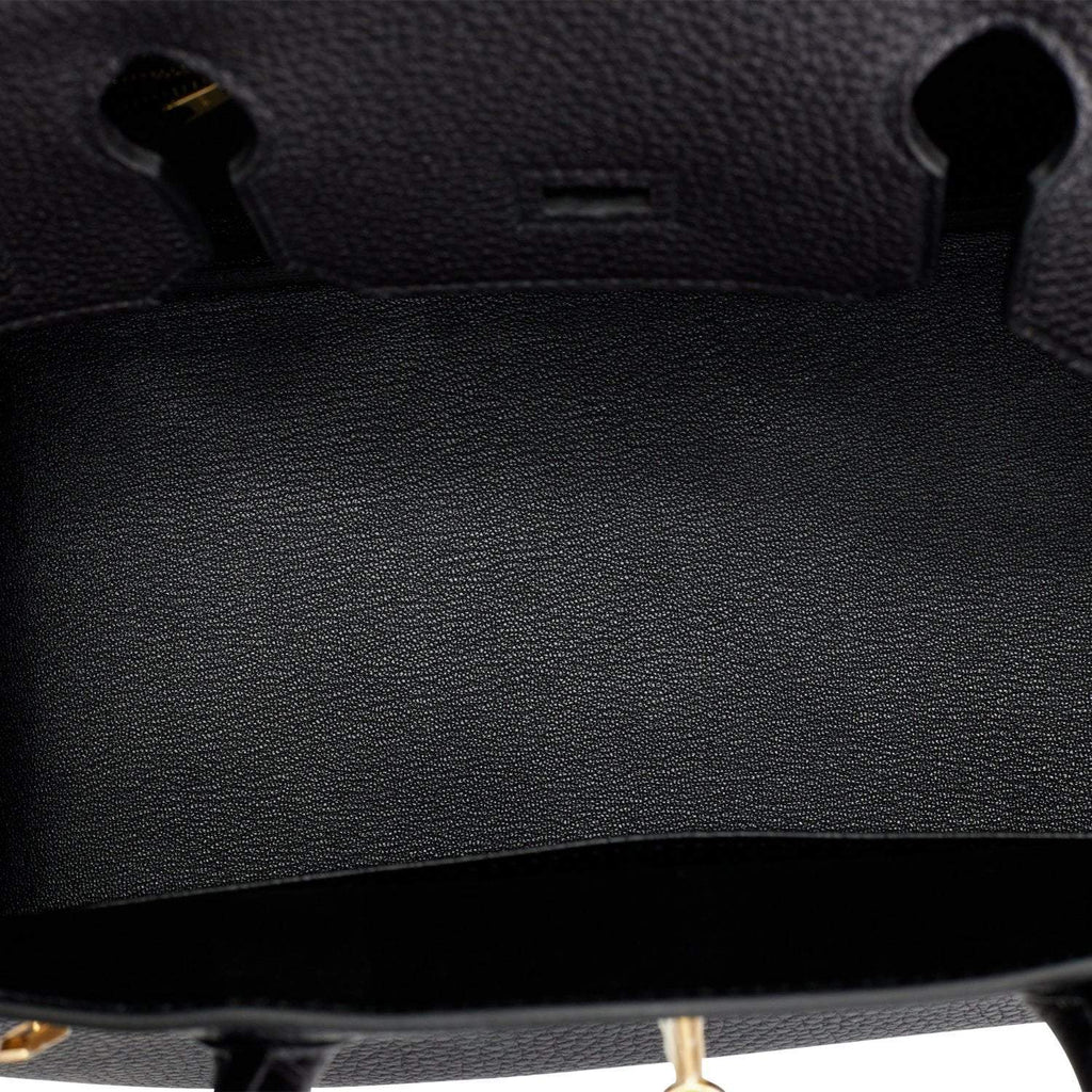 Hermes Black Noir Togo Gold Hardware Birkin 30 Handbag Bag GHW – MAISON de  LUXE