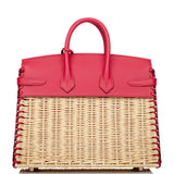 Hermès Rouge Sellier Swift And Osier Wicker Picnic Birkin 25 Palladium  Hardware, 2022 Available For Immediate Sale At Sotheby's