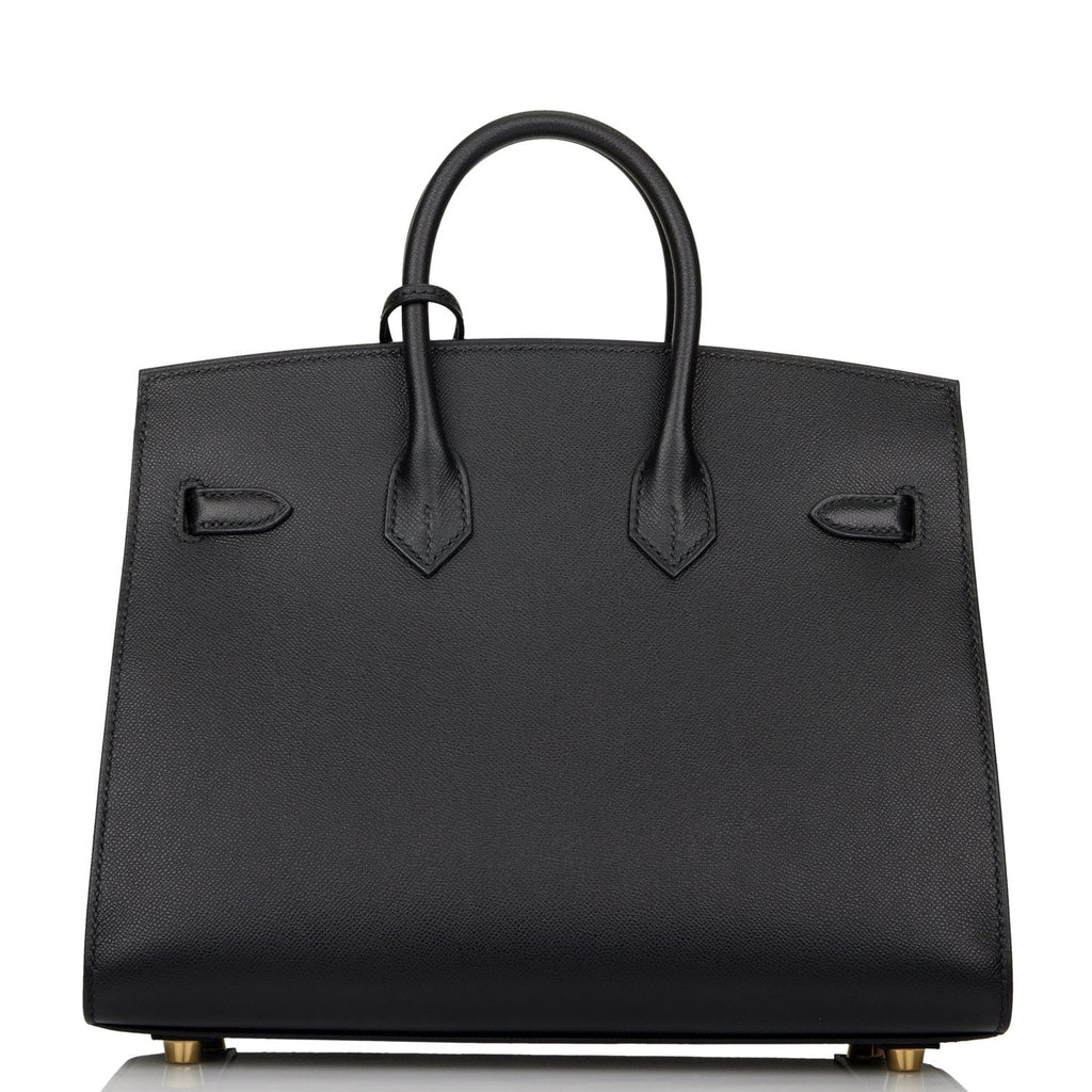 Hermes Birkin Sellier 25 Black Madame Gold Hardware – Madison Avenue ...