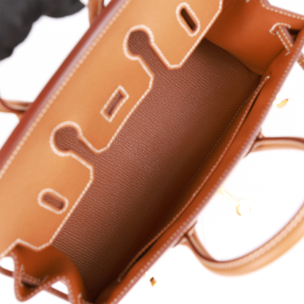 Hermes Birkin 25 Sellier Gold Bag Gold Hardware Epsom Leather – Mightychic