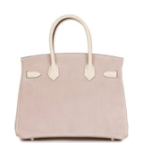 Rare* Hermes Birkin 30 Handbag Glycine Clemence Leather With Palladiu – Bags  Of Personality
