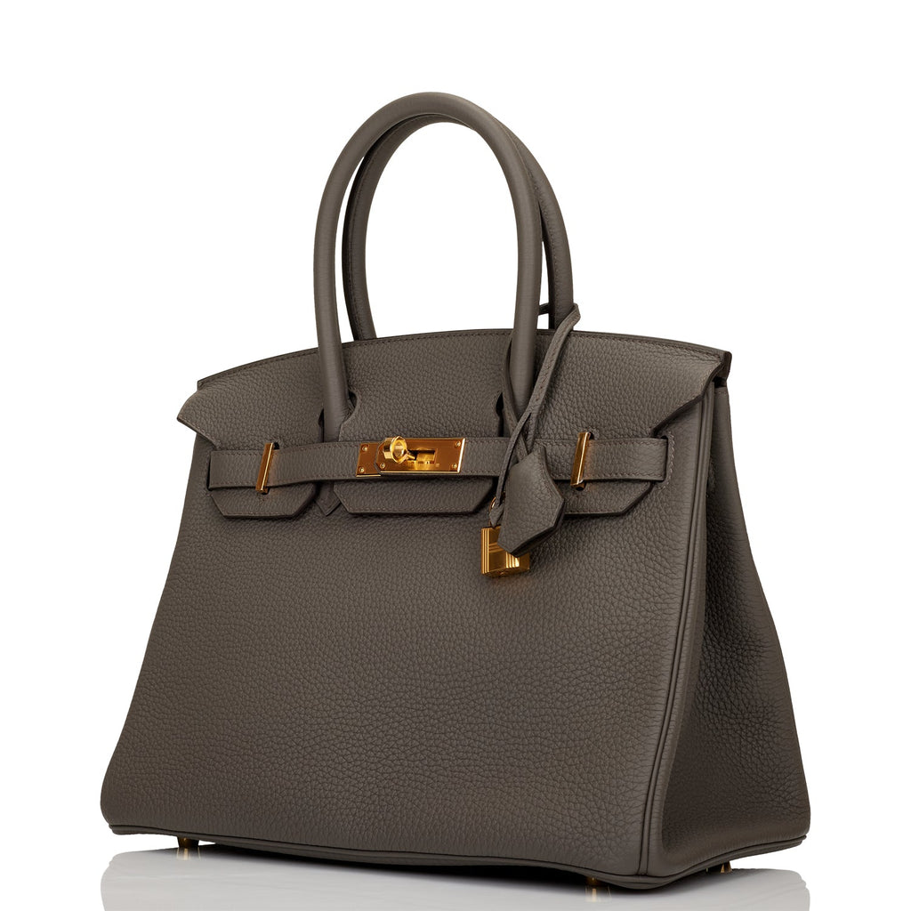 Hermes Birkin 30 Etain Togo Gold Hardware – Madison Avenue Couture